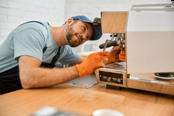 Coffee machine descaling and servicing