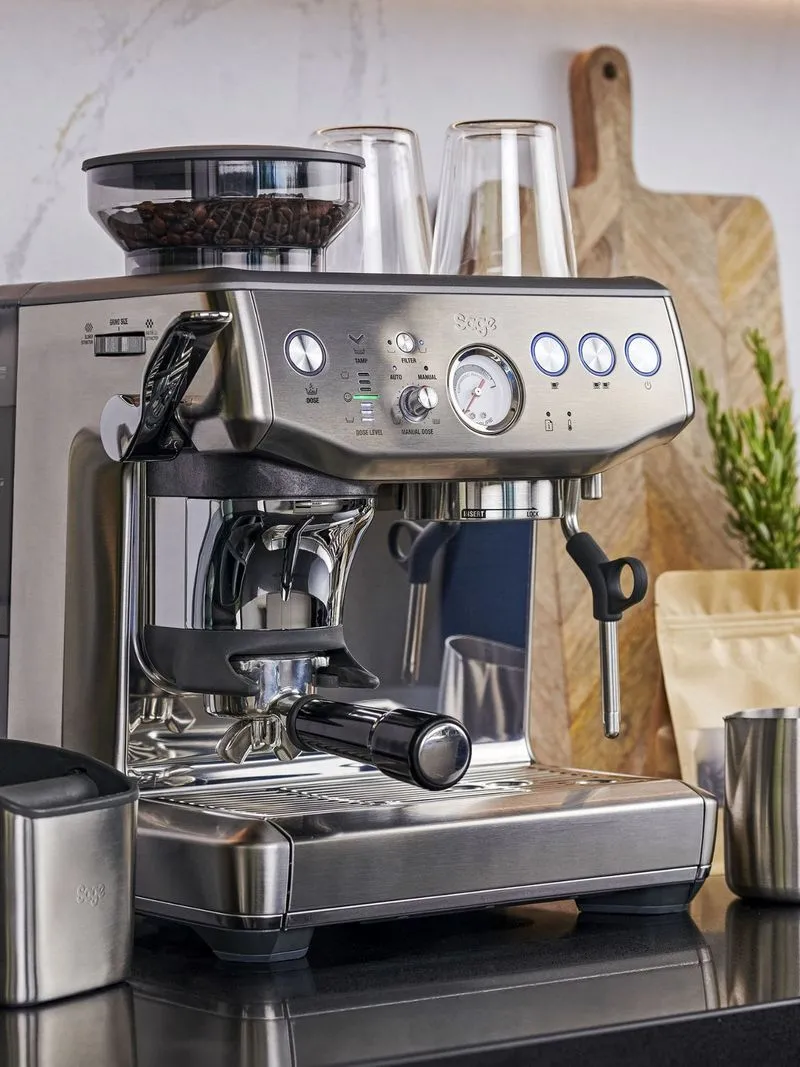 Sage The Barista Express Impress Automatic Coffee Machine Stainless Steel